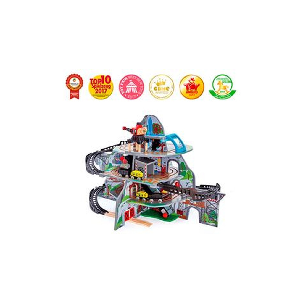 Залізниця Hape Багаторівнева гірська шахта з аксесуарами (E3753) - зображення 9