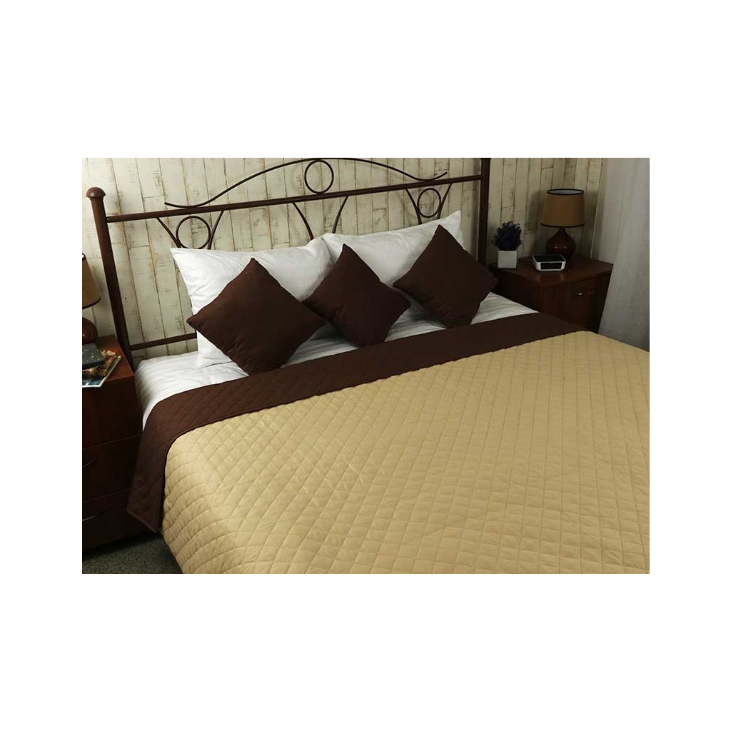 Покривало Руно Chocolate Ромб 150x212 см (360.52У_Chocolate ромб) - изображение 3