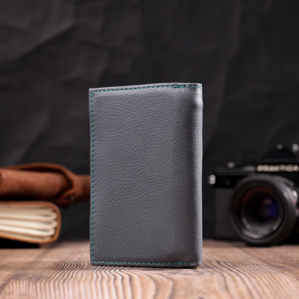 Гаманець ST Leather З натуральної шкіри Різнобарвний (19461) - зображення 9