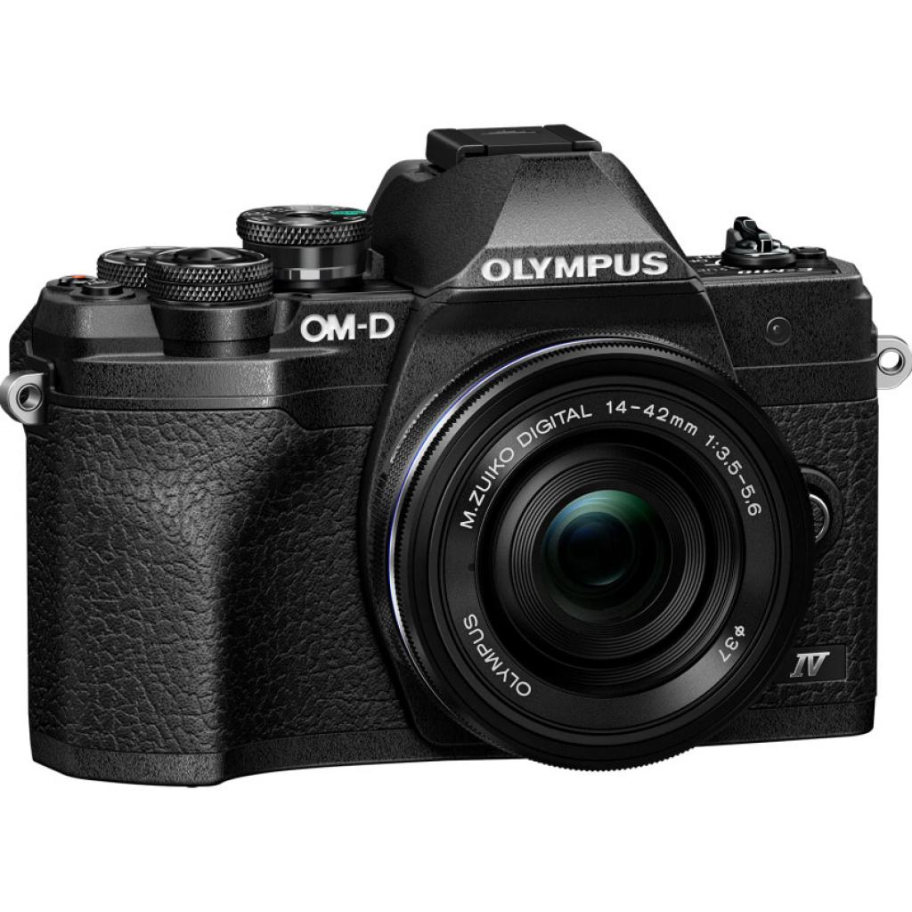 Цифровий фотоапарат Olympus E-M10 mark IV Pancake Zoom 14-42 mm Kit black (V207132BE000) - зображення 5