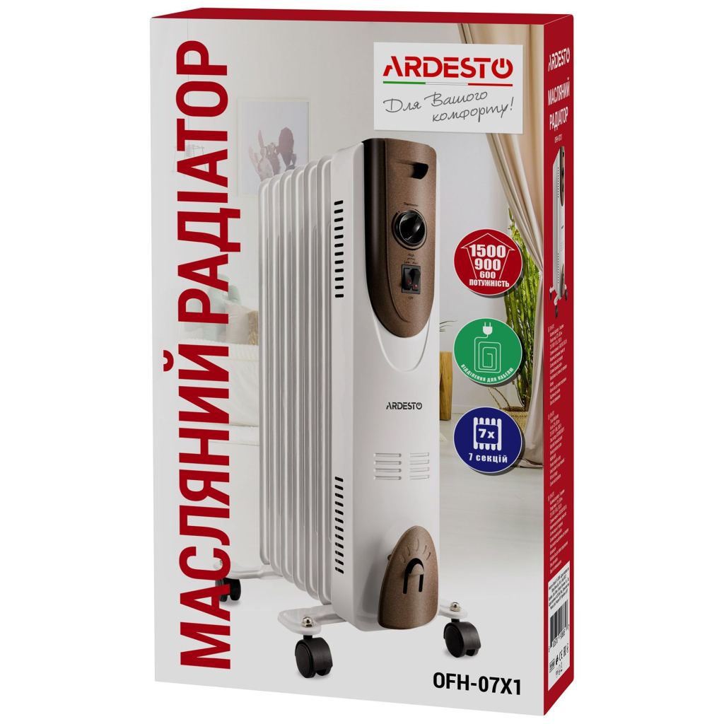 Обігрівач Ardesto OFH-07X1 - picture 10