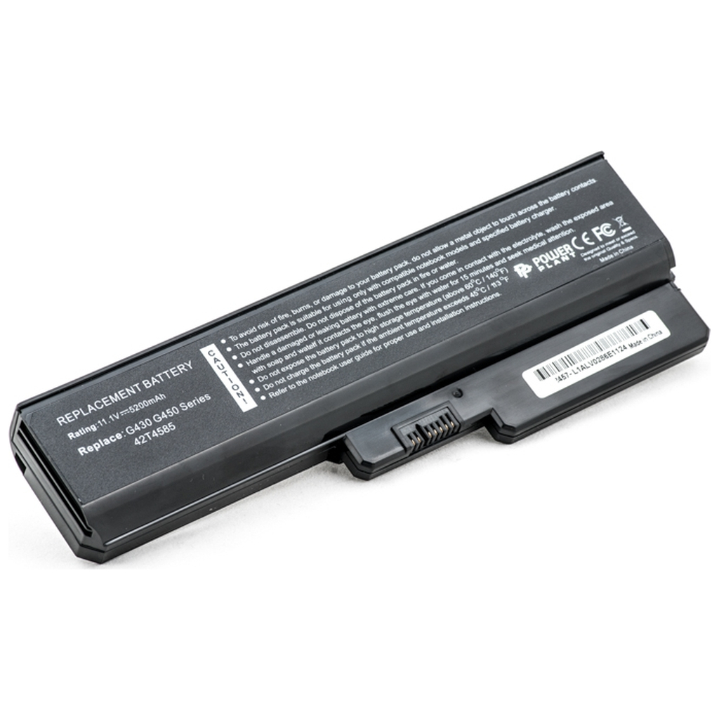 Акумулятор до ноутбука IBM G430(ASM 42T4586, LOG530LH) 11.1V 5200mAh PowerPlant (NB00000042) - зображення 1