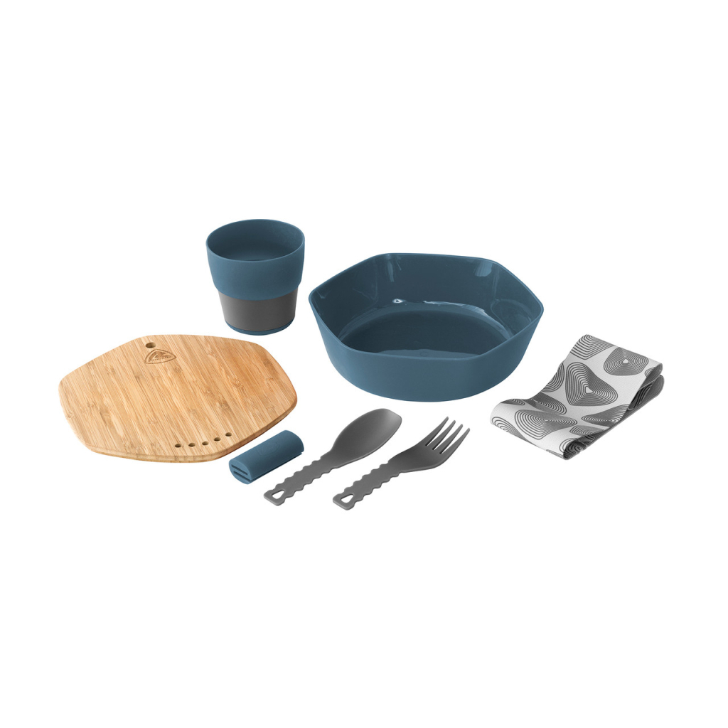 Набір туристичного посуду Robens Leaf Meal Kit Ocean Blue (929210) - зображення 1