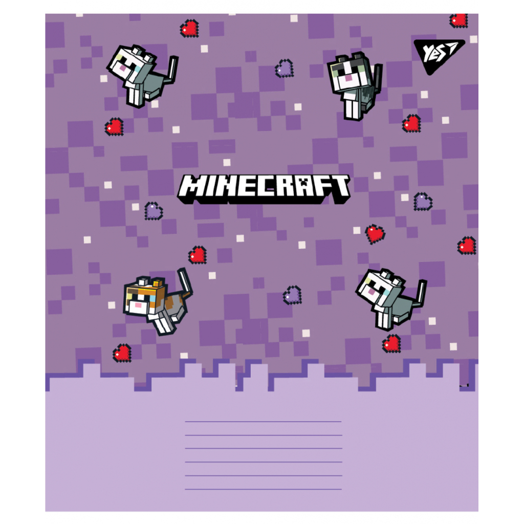 Зошит Yes Minecraft Spring А5 24 аркушів лінія (767596) - зображення 3