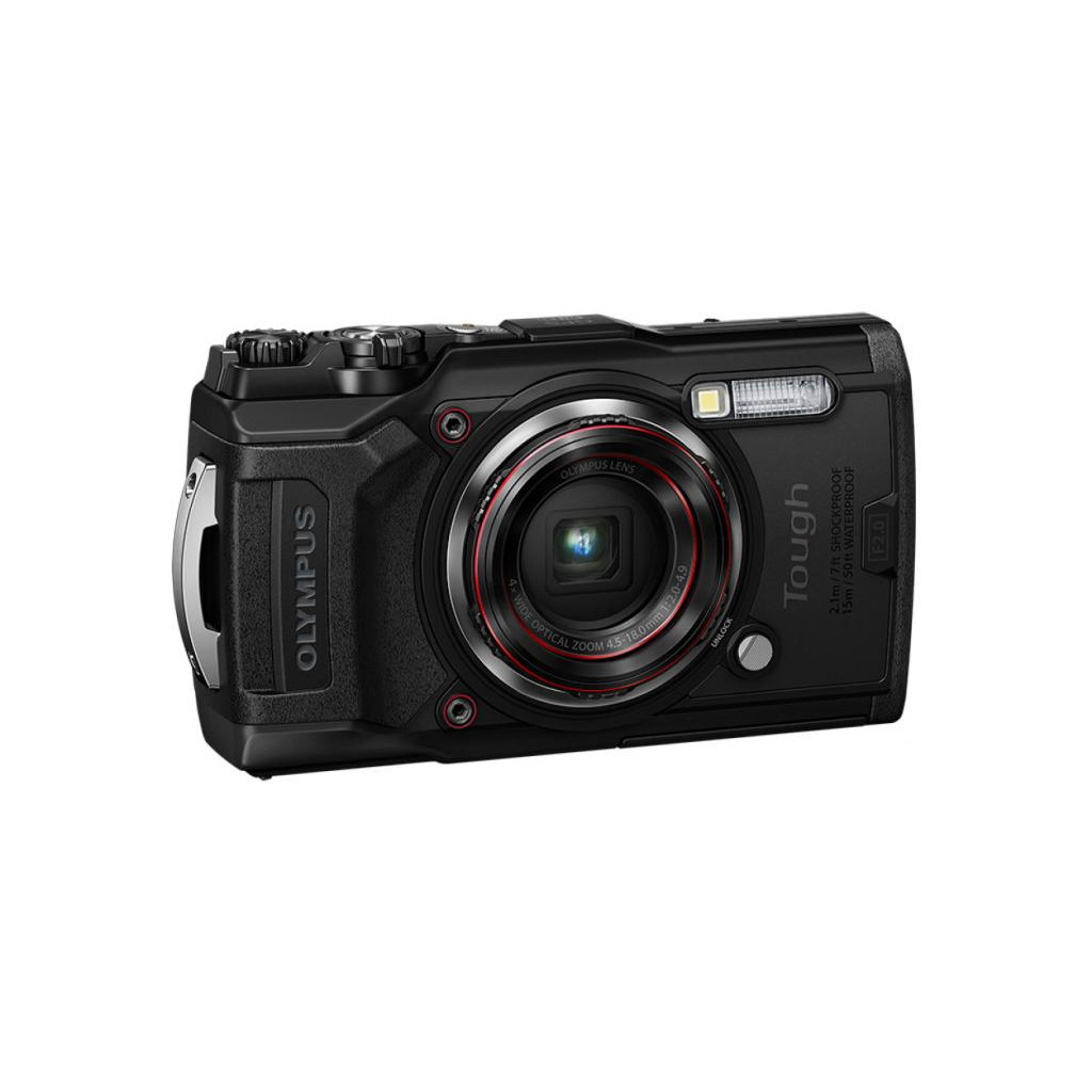 Цифровий фотоапарат Olympus TG-6 Tough adventure kit Black (V104210BE010) - зображення 3