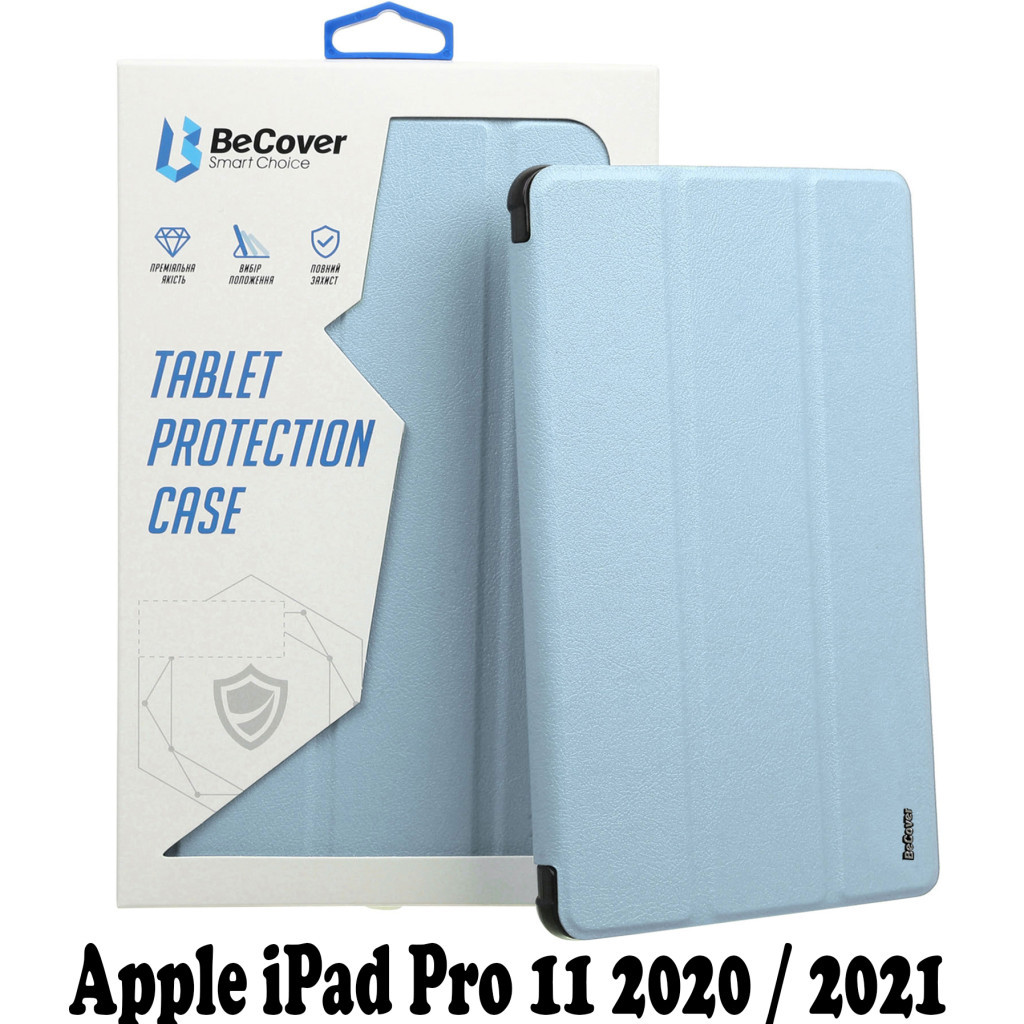 Чохол до планшета BeCover Pencil Mount Apple iPad Pro 11 2020/21/22 Light Blu (707529) - зображення 1