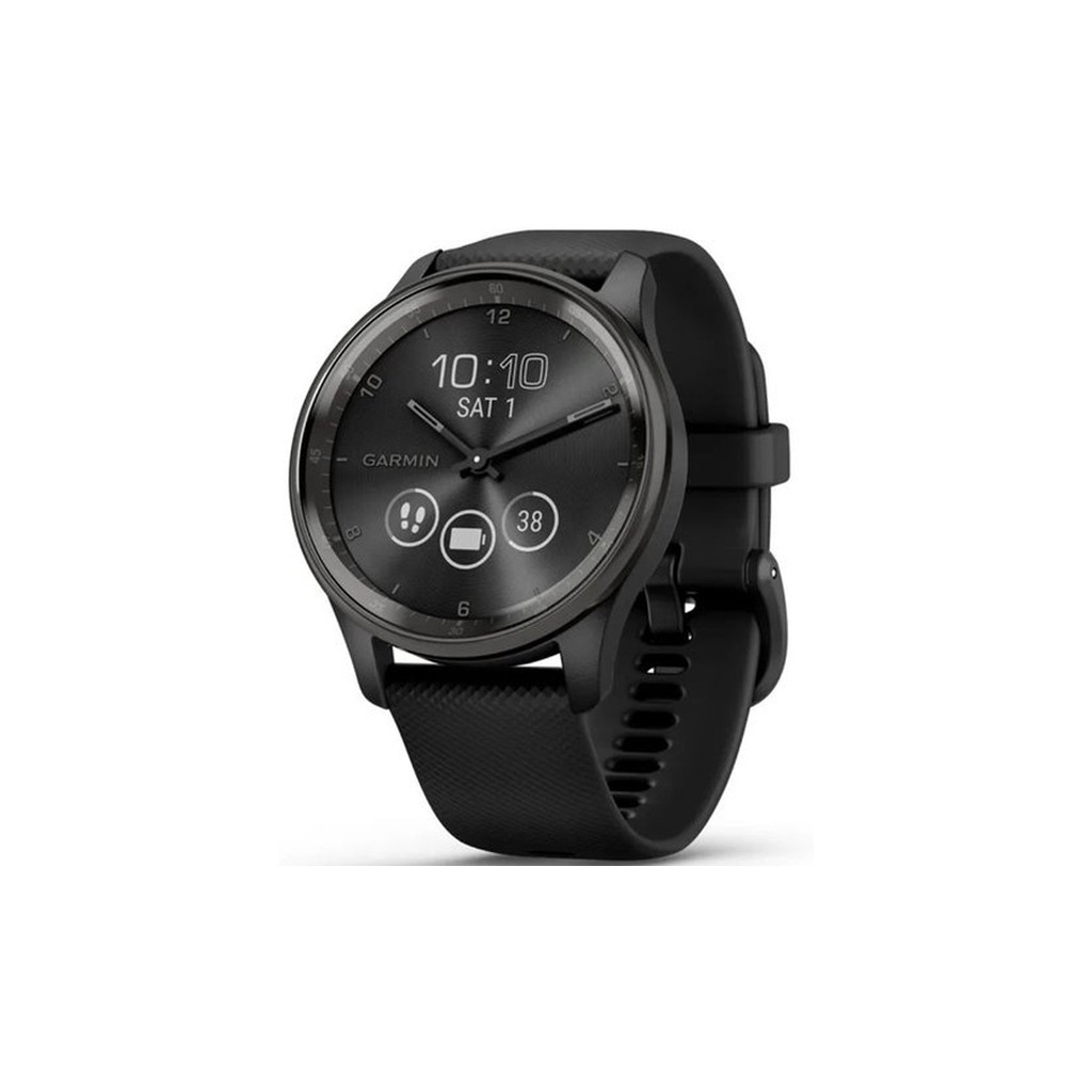 Смарт-годинник Garmin vivomove Trend, Black, Silicone, GPS (010-02665-00) - зображення 1