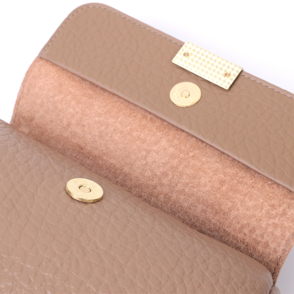 Сумка Vintage Шкіряна жіноча з плечовою лямкою Бежева (22403) - зображення 6