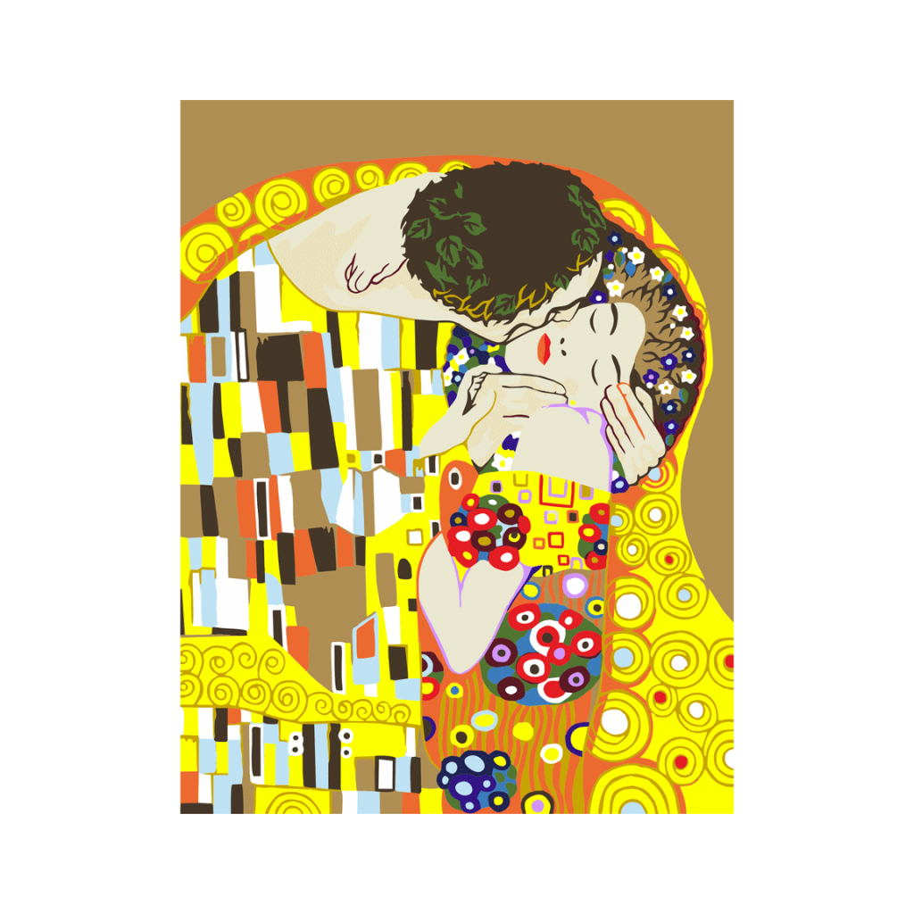 Картина по номерам Rosa Start Поцілунок 35х45 см (4823098504368) - зображення 1