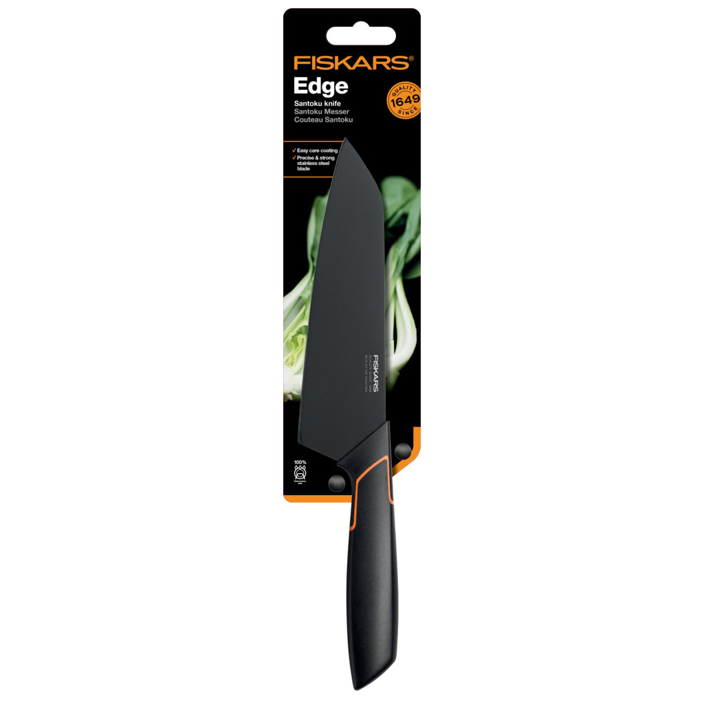 Кухонний ніж Fiskars Edge Santoku 17 см (1003097) - зображення 3