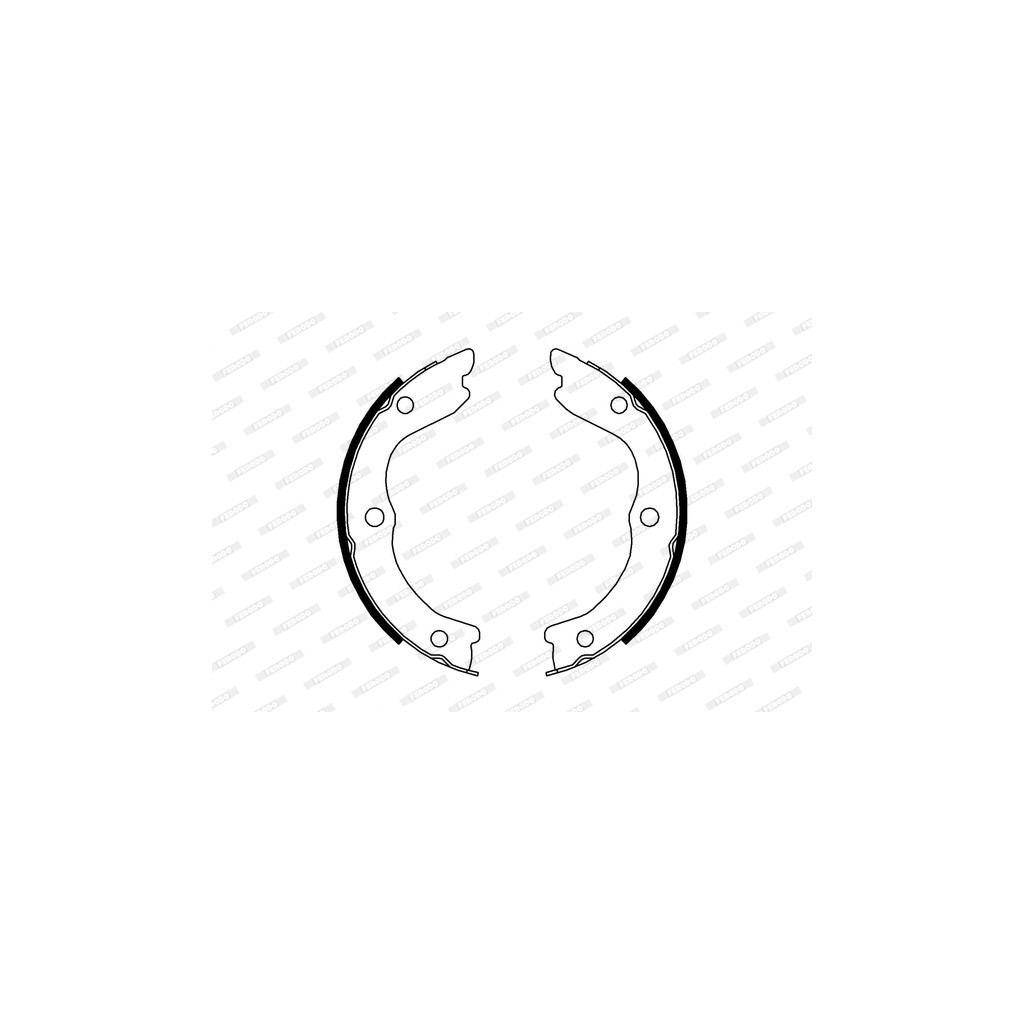 Гальмівні колодки FERODO FSB4004 - зображення 1