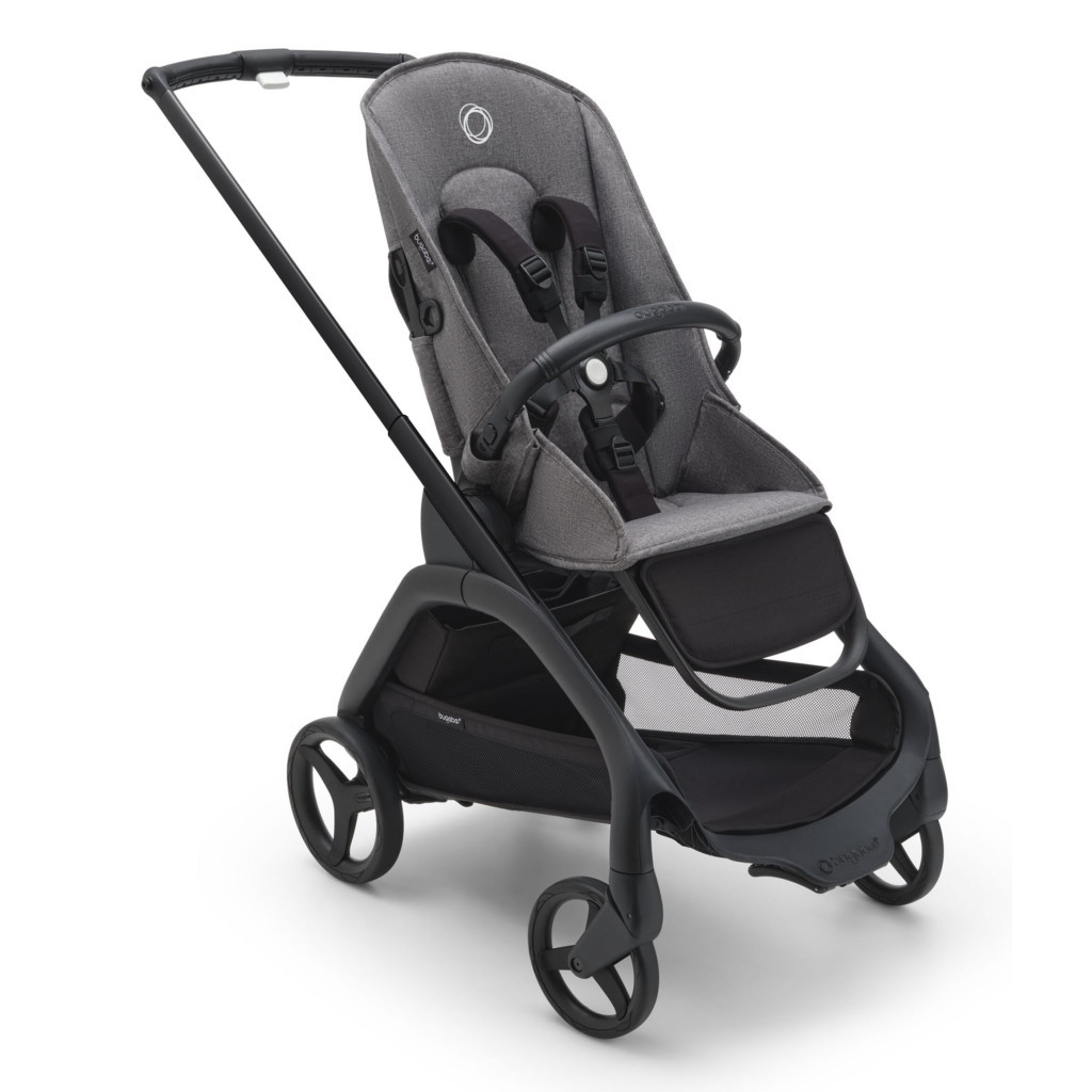 Коляска Bugaboo Dragonfly Black/Grey Melange (без капюшона) (100047023) - зображення 1
