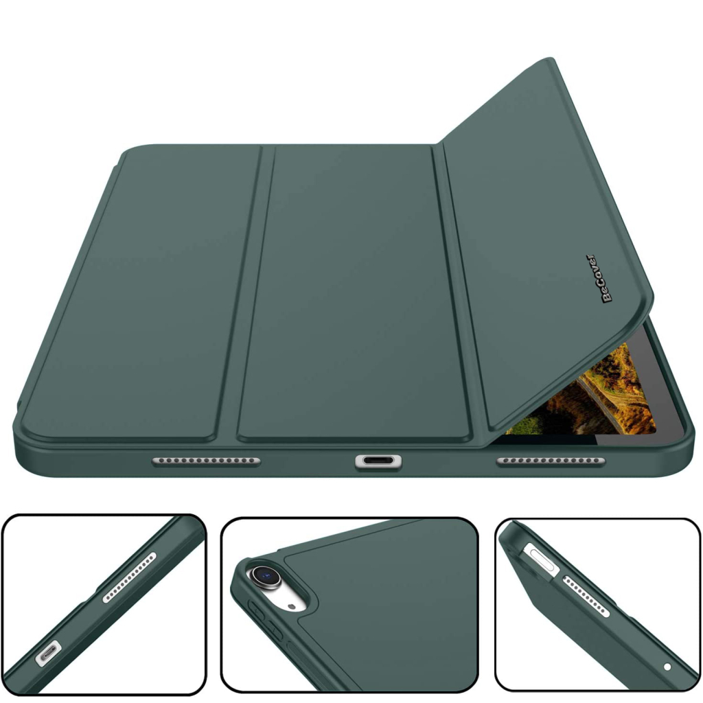 Чохол до планшета BeCover Direct Charge Pen mount Pencil Apple iPad Air 5 (2022) 10.9" Dark Green (708776) - зображення 5