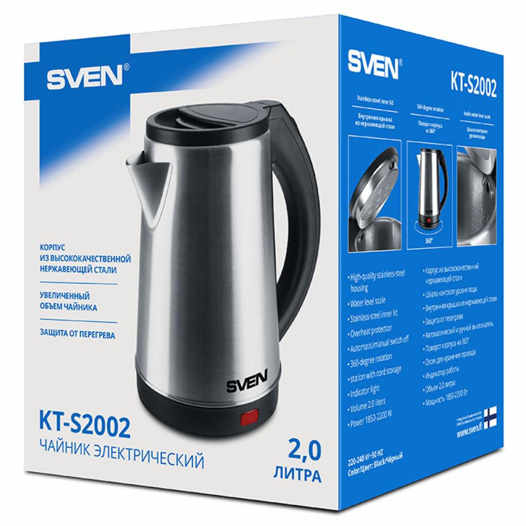Електрочайник Sven KT-S2002 Black - зображення 5