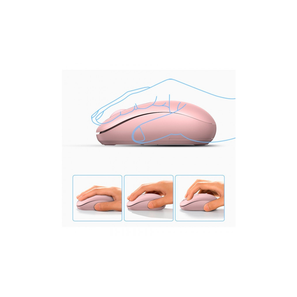 Мишка Ugreen MU105 Wireless Pink (90686) - зображення 4