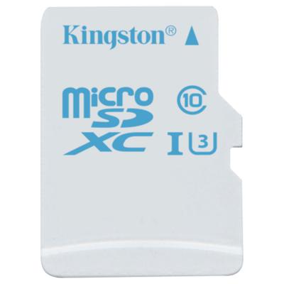 Карта пам'яті Kingston 64GB microSD class 10 UHS-I U3 (SDCAC/64GBSP) - зображення 1