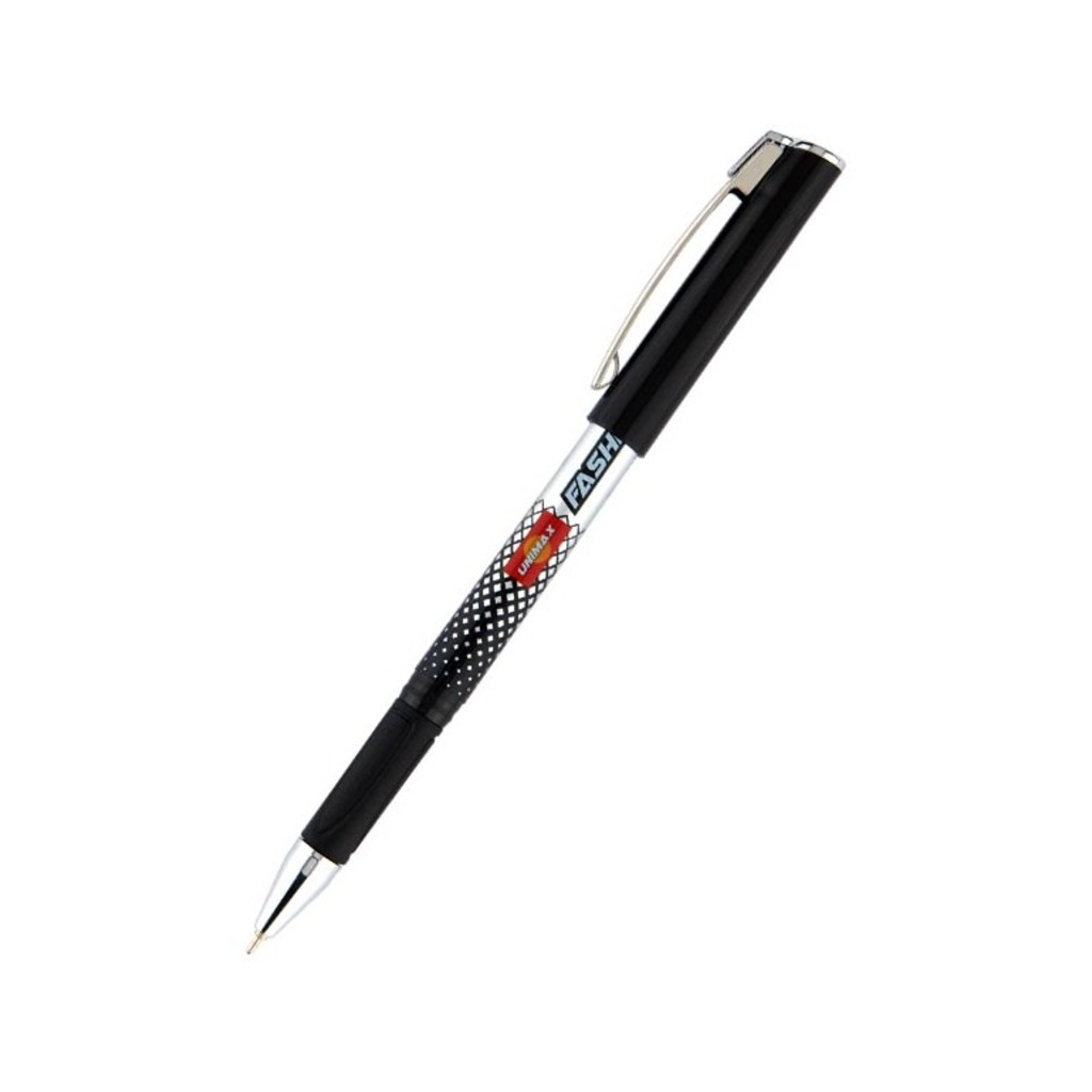 Ручка кулькова Unimax Fashion, чорна (UX-121-01) - зображення 1