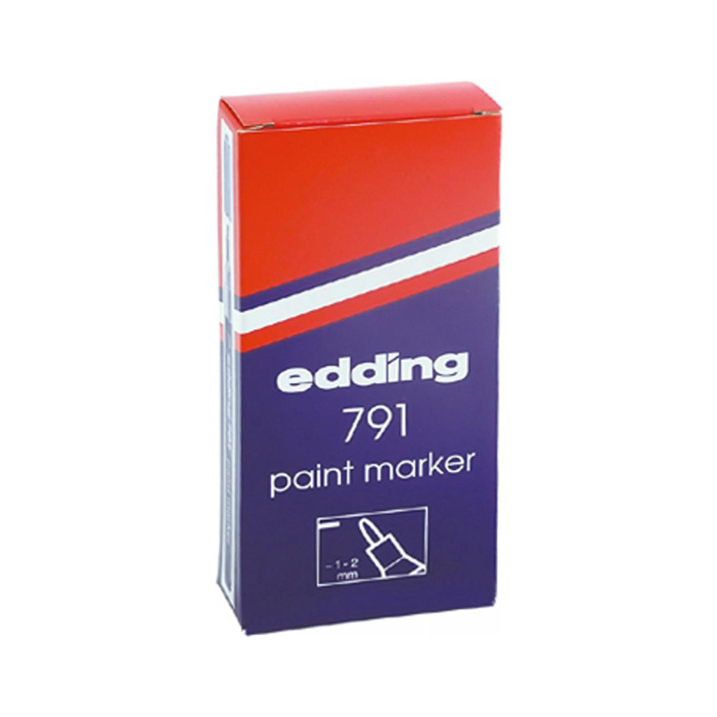 Маркер Edding для декоративних робіт Paint E-791 1-2 мм Жовтий (e-791/05) - зображення 4
