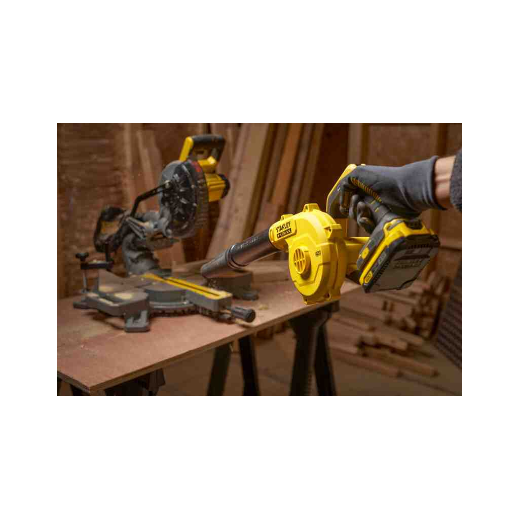Повітродувка Stanley FATMAX V20, Li-Ion 18V, 80 м/с, (без АКБ та ЗП) (SFMCBL01B) - зображення 9