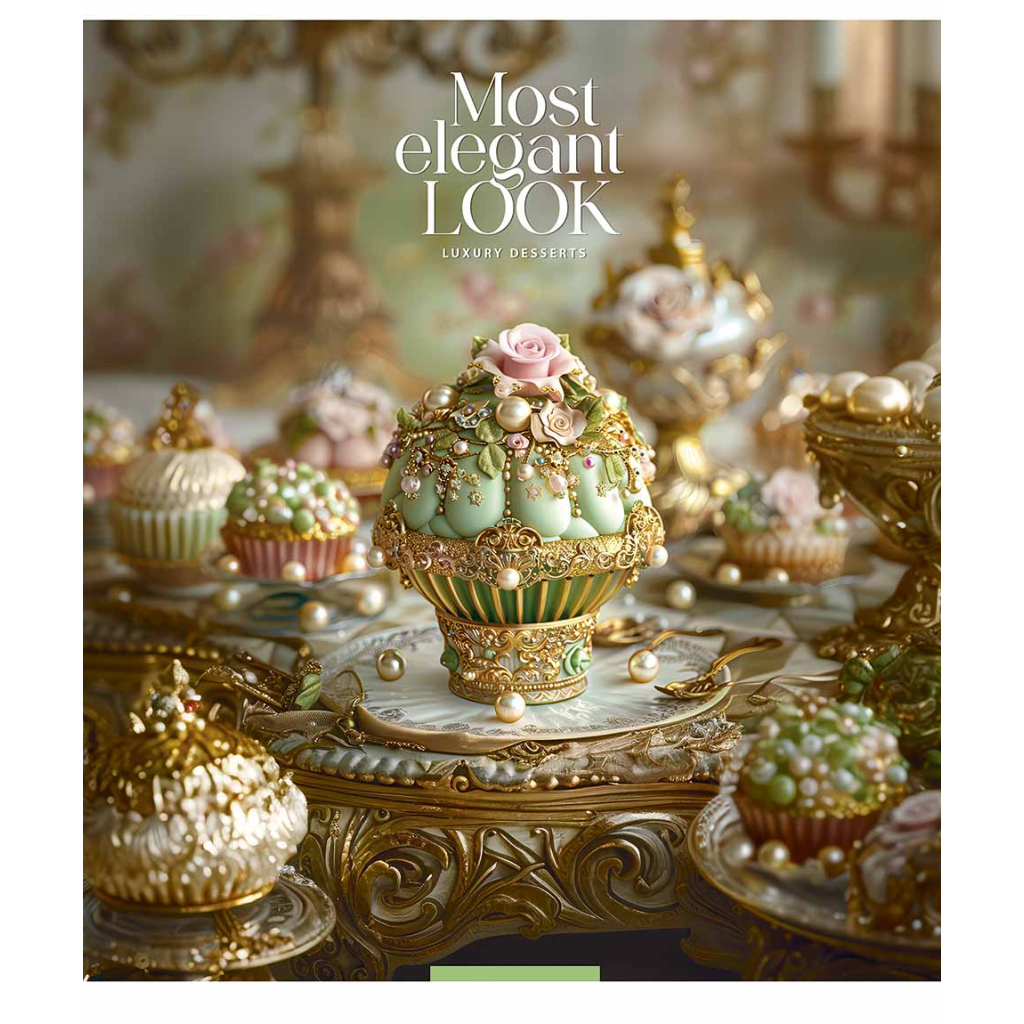Зошит Школярик Luxury desserts 60 аркушів клітинка (060-3477K) - зображення 2