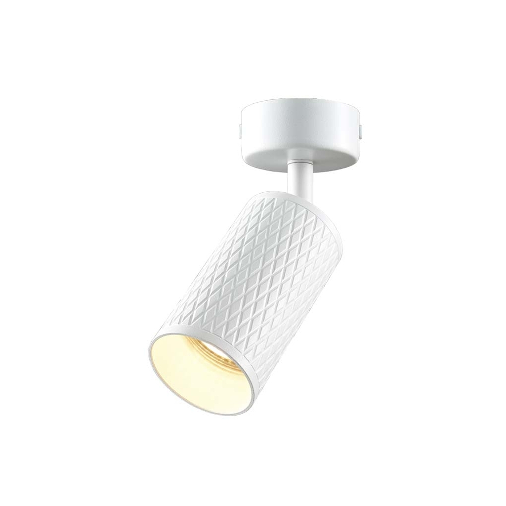 Світильник точковий Videx під лампу GU10 SPF02A накладний поворотний біла (VL-SPF02B-WP) - изображение 1