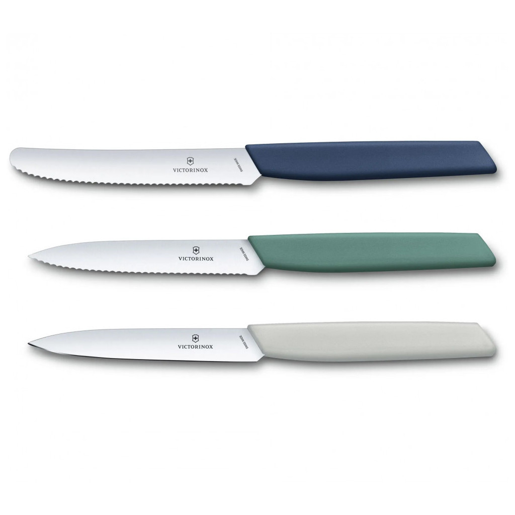 Набір ножів Victorinox Swiss Modern Paring Set 3 шт Urban (6.9096.3L1) - зображення 2