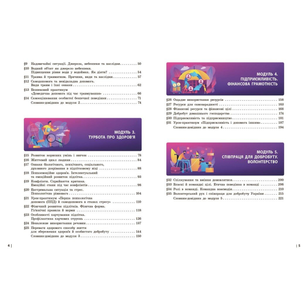 Підручник НУШ Здоров'я, безпека та добробут. 7 клас - О. Шиян, В. Дяків, А. Седоченко, О. Тагліна Ранок (9786170987662) - зображення 4