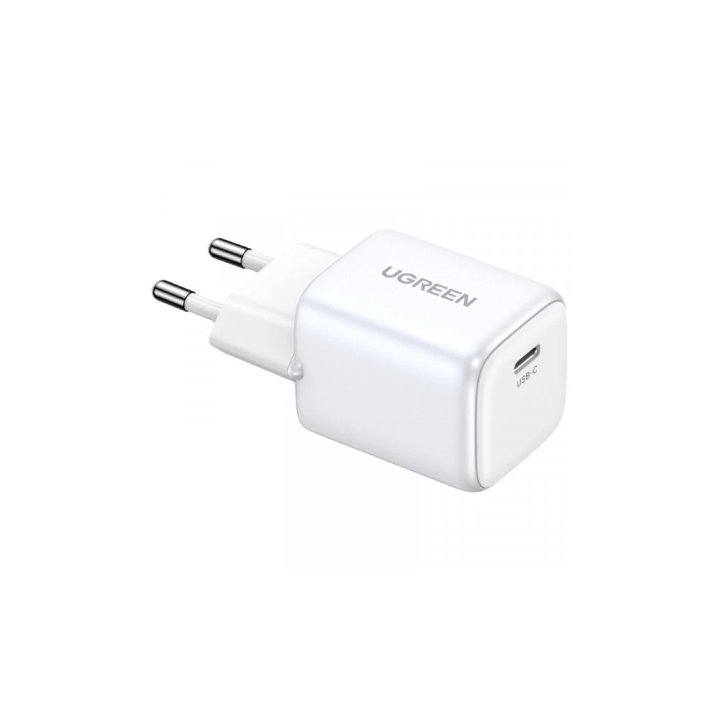Зарядний пристрій Ugreen CD319 Nexode Mini USB-C PD30W GaN White (15326) - зображення 3