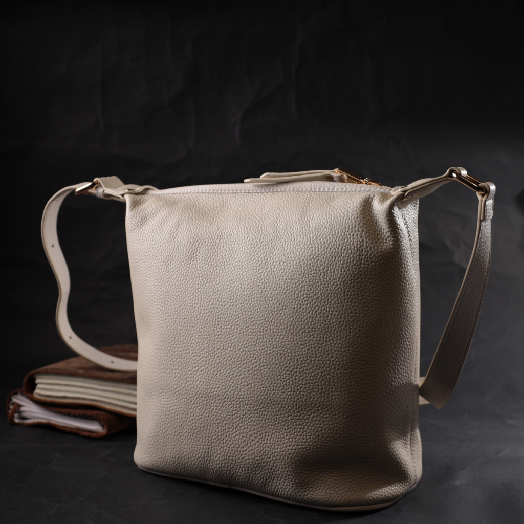 Сумка Vintage З натуральної шкіри Біла (22307) - зображення 9