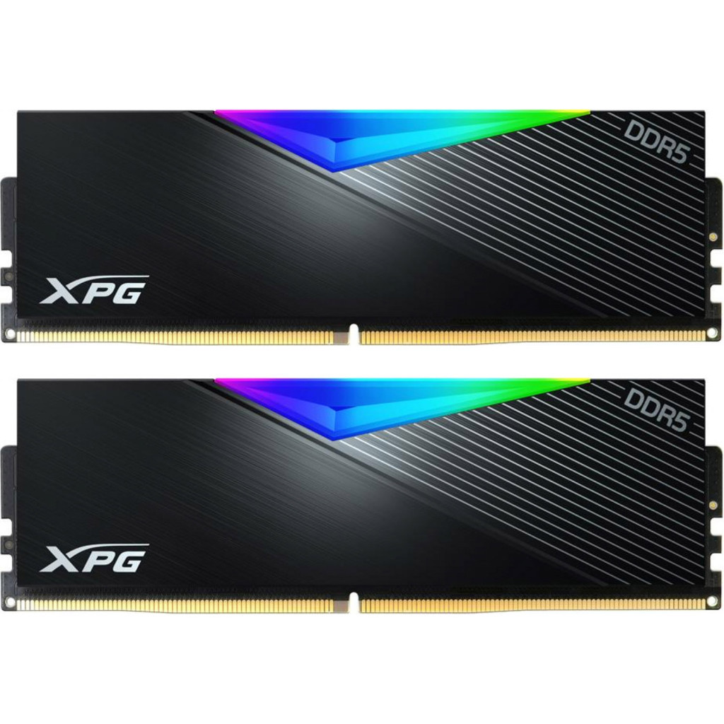 Модуль пам'яті для комп'ютера DDR5 32GB (2x16GB) 5600 MHz XPG Lancer RGB ADATA (AX5U5600C3616G-DCLARBK) - зображення 2