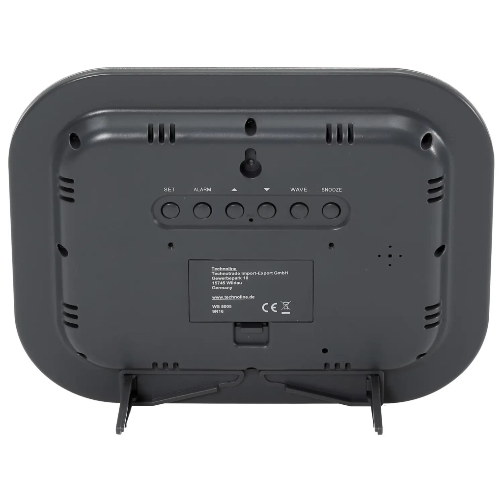 Настінний годинник Technoline WS8005 Silver/Black (DAS301208) - зображення 2