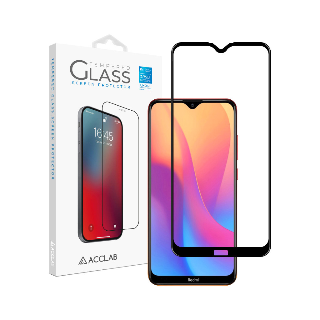 Скло захисне ACCLAB Full Glue Xiaomi Redmi 8A (1283126508745) - зображення 1