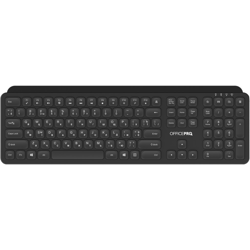 Клавіатура OfficePro SK680 Wireless Black - зображення 1