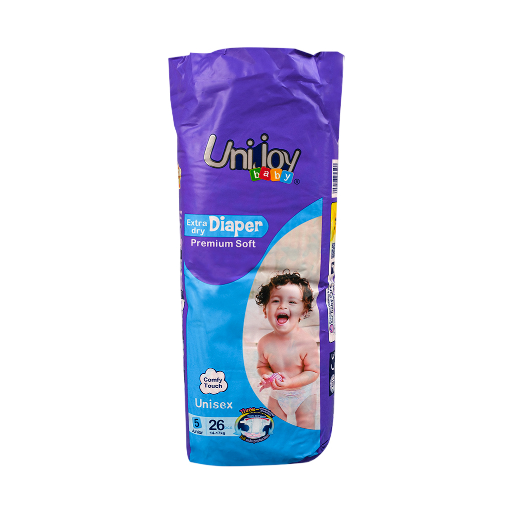 Підгузки Unijoy baby Soft XL 5 (14-17 кг) 26 шт (6998526216200) - зображення 1