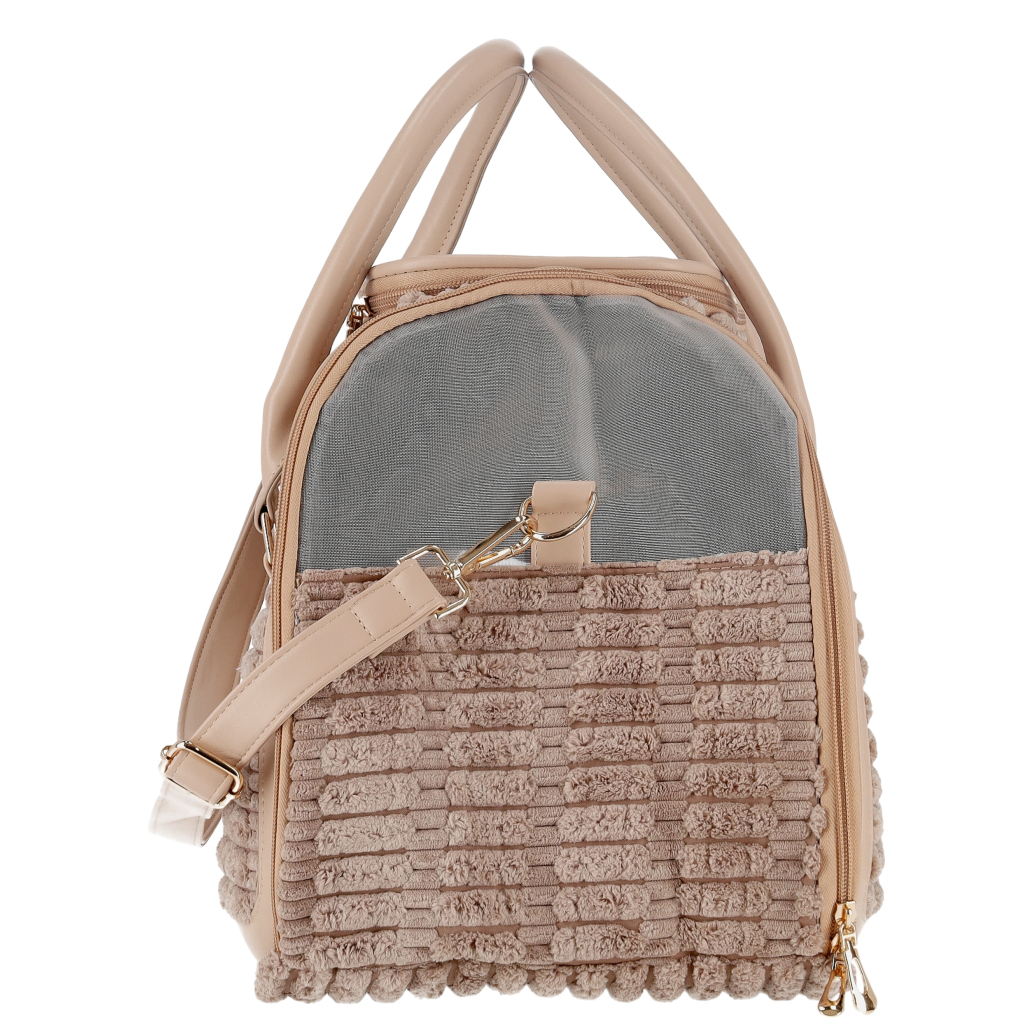 Переноска для тварин MISOKO&CO 51.5x25.5x27 см світло-коричнева (YIWUMSK70161) - изображение 3