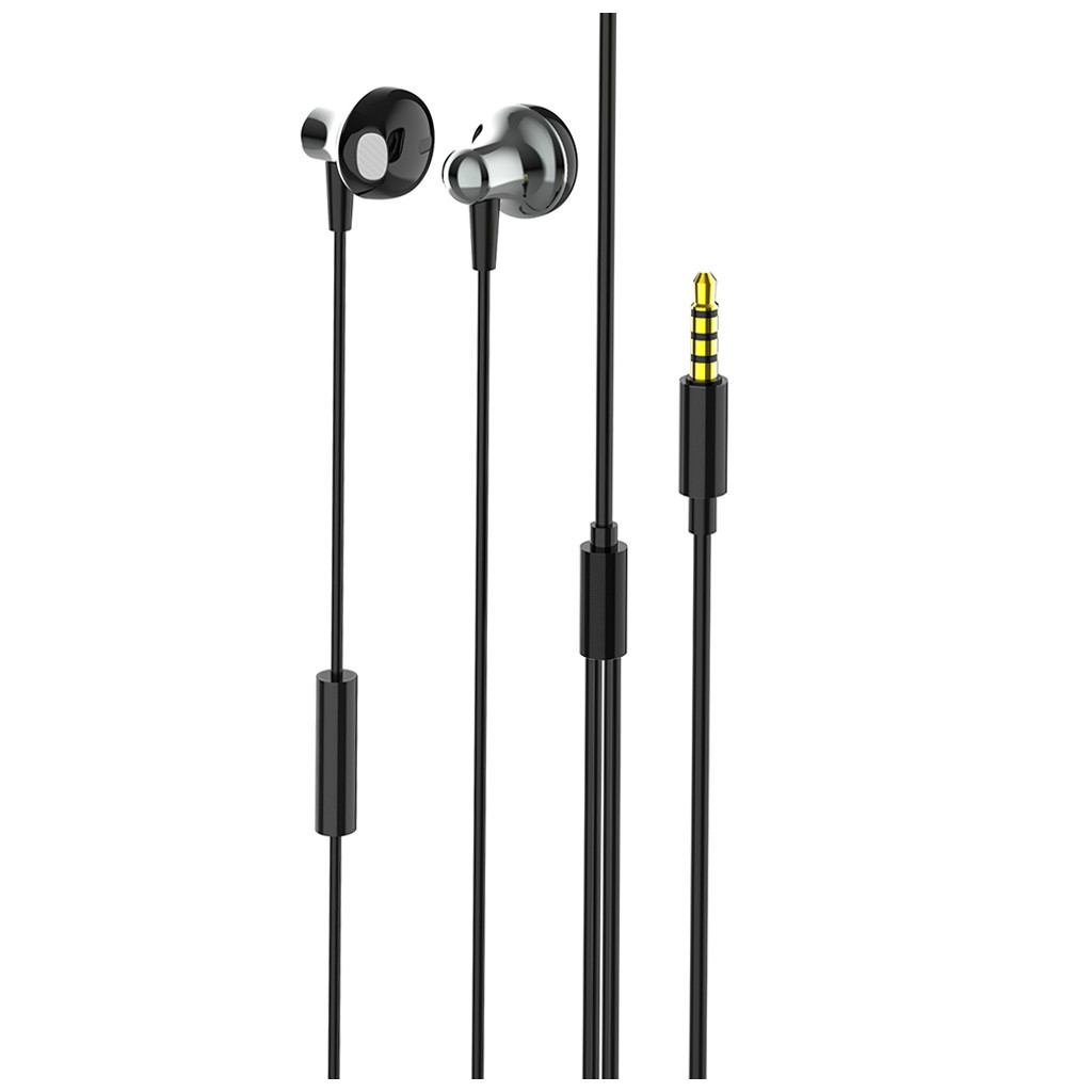 Навушники ColorWay Slim 3.5 mm Wired Earphone Blast 1 Black (CW-WD01BK) - зображення 3