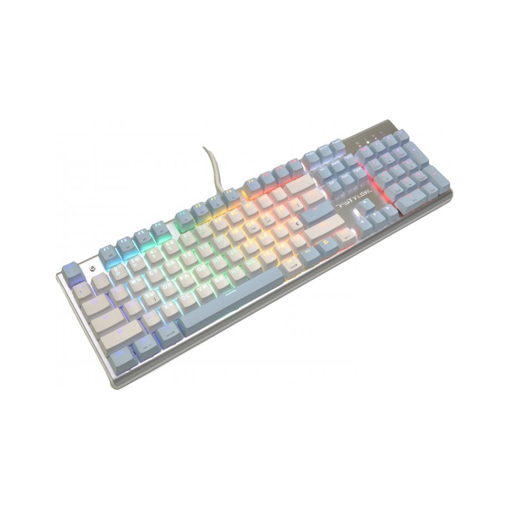 Клавіатура A4Tech FS100 RGB FS Switch USB Icy Blue (4711422004069) - зображення 2