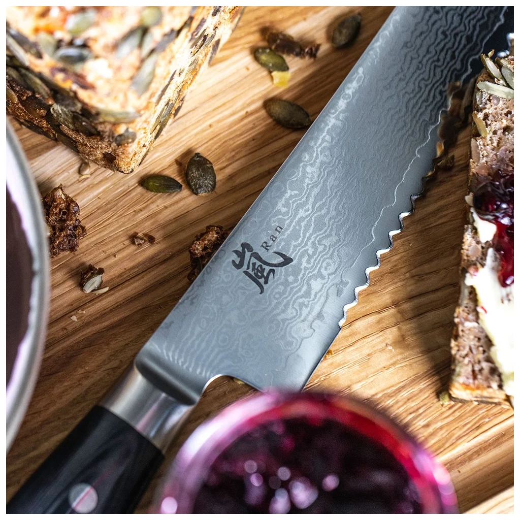 Кухонний ніж Yaxell Ran для хліба 230 мм (36008) - зображення 6