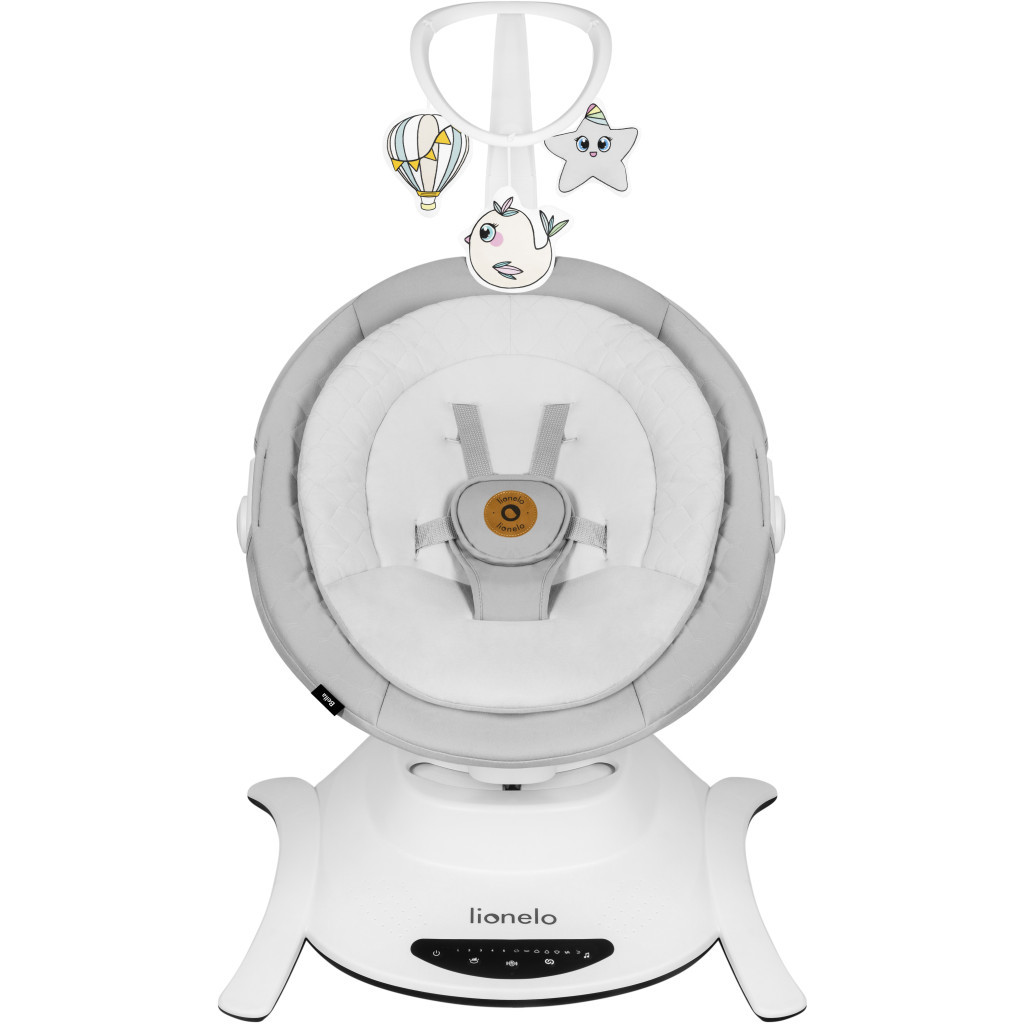 Крісло-гойдалка Lionelo Bella Grey Concrete (LO-BELLA GREY CONCRETE) - зображення 2