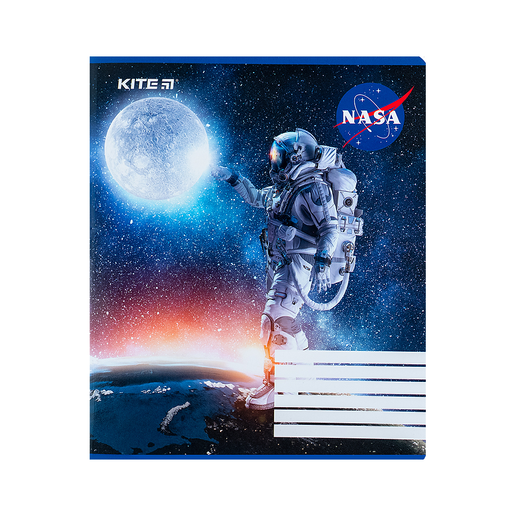 Зошит Kite NASA 18 аркушів, клітинка (NS24-236) - зображення 12