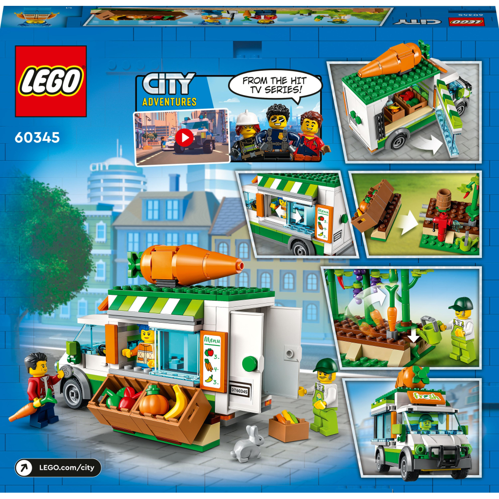Конструктор LEGO City Farm Фургон фермерського ринку (60345) - зображення 10
