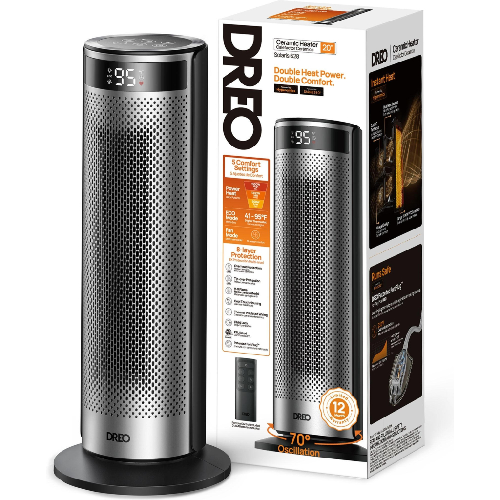 Обігрівач Dreo DR-HSH028 - изображение 3