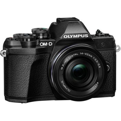 Цифровий фотоапарат Olympus E-M10 mark III Pancake Zoom 14-42 mm Kit black (V207072BE000) - зображення 3