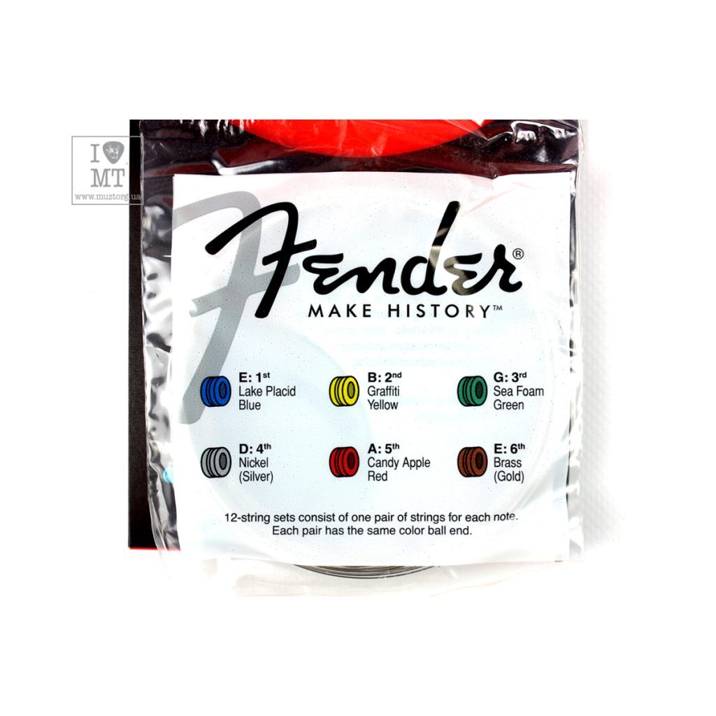 Струни для гітари Fender 150L Pure Nickel Guitar String (09-42) (A009795) - зображення 3