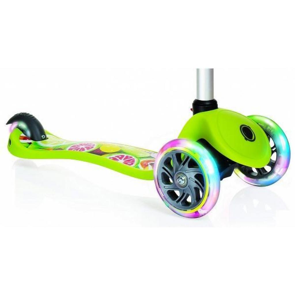 Самокат Globber PRIMO FANTASY LIGHTS Фрукти зелений (424-006) - зображення 6