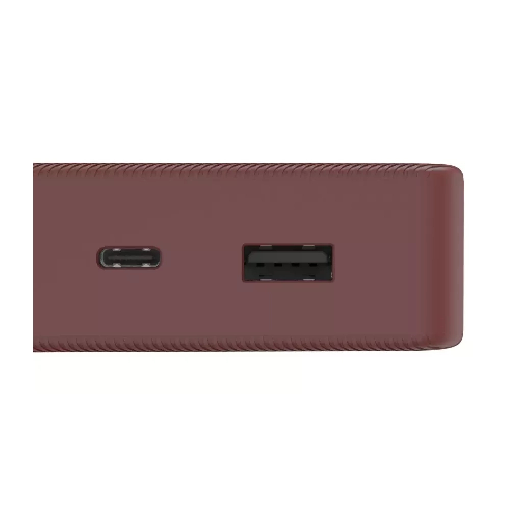 Батарея універсальна Hama 20000mAh, 15W/5V/3A, USB-C, USB-A, red (00201717) - зображення 5