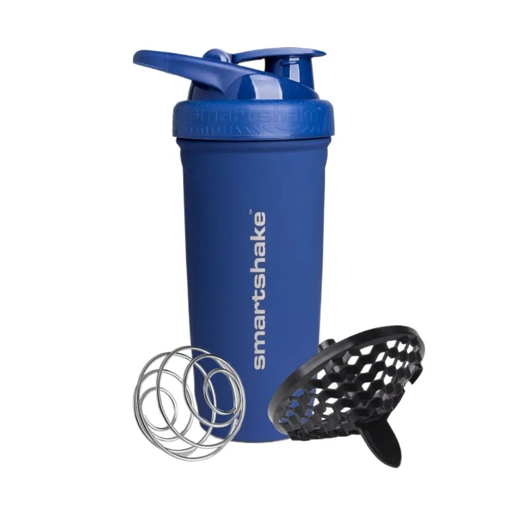Шейкер спортивний SmartShake Reforce Stainless Steel 30oz/900ml Navy Blue (11153101) - зображення 1