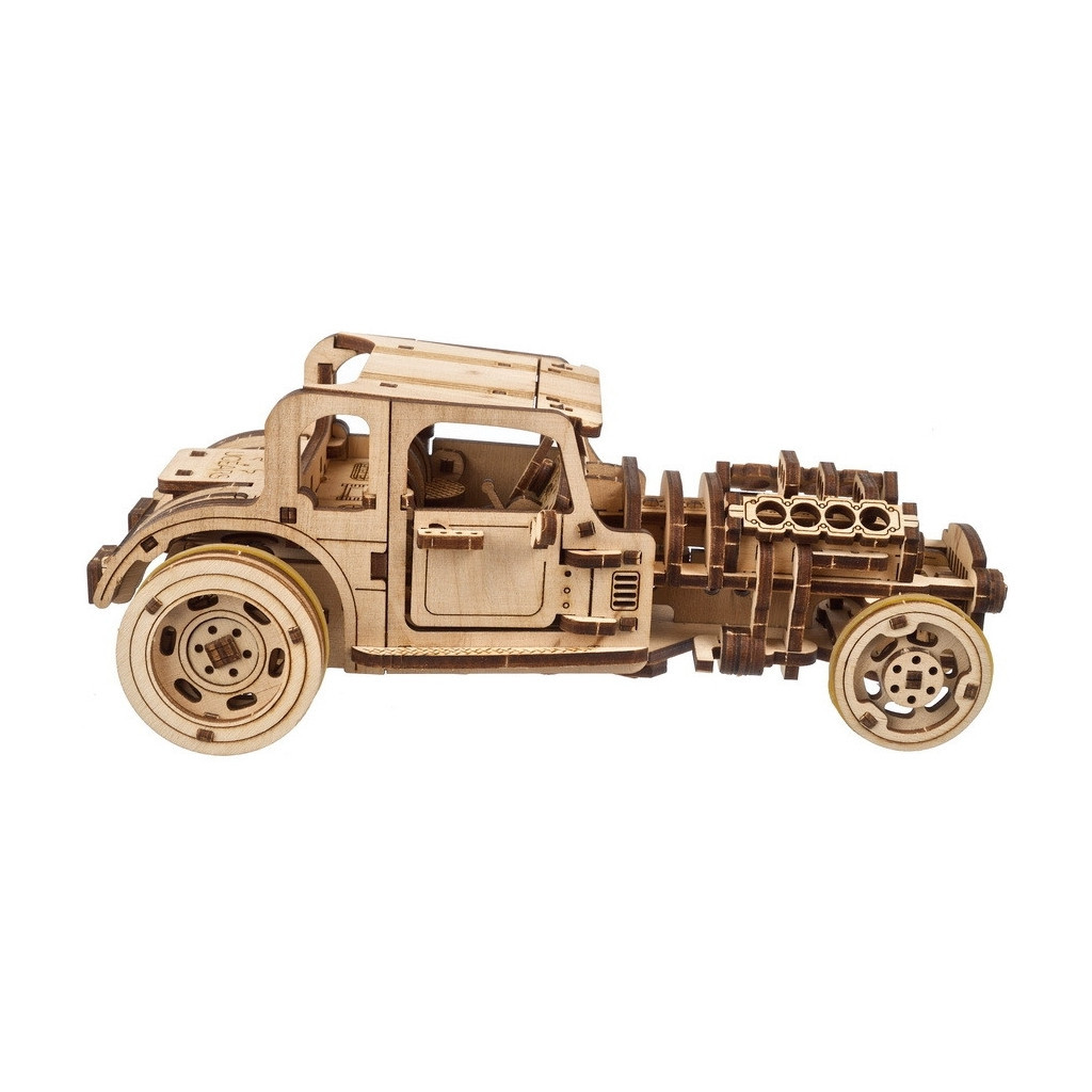 Конструктор Ugears Хот Род Люта миша (6337472) - зображення 6