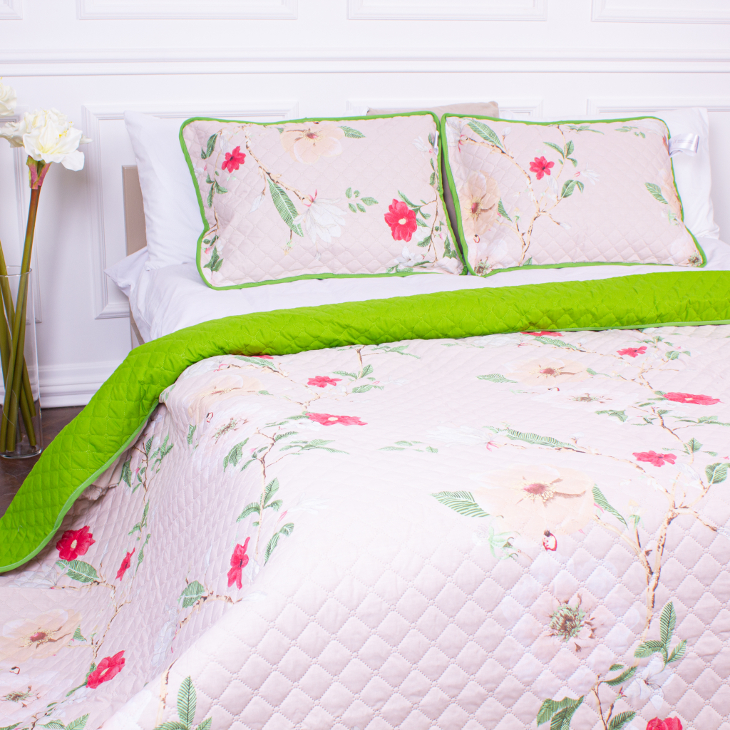 Покривало MirSon набір Color Fun Line №5942 Valeri 200х220 см + наволочка 50х70 см х 2 шт (2200006169536) - зображення 4