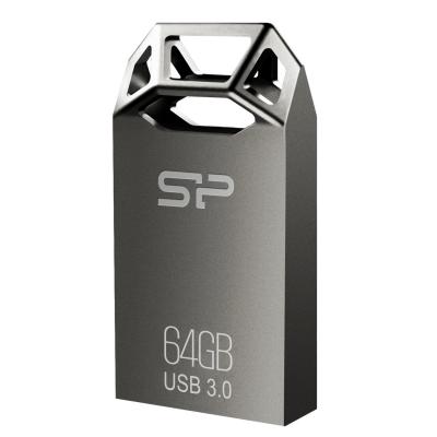 USB флеш накопичувач Silicon Power 64GB Jewel J50 Metallic Grey USB 3.0 (SP064GBUF3J50V1T) - зображення 2